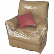 Zoro Select 72" x 52" Furniture Bags, 1 mil, Clear, PK 200 4NZG4