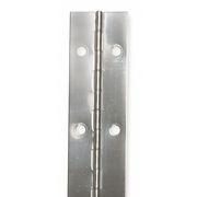Zoro Select 3/4 in W x 36 in H Stainless steel Continuous Hinge 1CAL2
