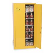 Eagle Mfg Paints and Inks Cabinet, 96 Gal., Yellow YPI62X