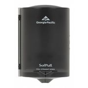 Georgia-Pacific SofPull® 10-7/8"H x 6-1/16"W, Centerpull Dispenser, Translucent Smoke 58008B