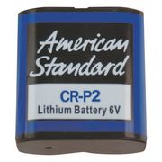 American Standard Lithium Faucet Battery, 6V, Fits American Standard Brand, For Serin Series, CR-P2 A923654-0070A