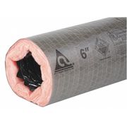 Atco Insulated Flexible Duct, 4" Dia. 17802504
