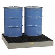 Little Giant Drum Spill Containment Platform, 66 gal Spill Capacity, 4 Drum, 6,000 lb, Steel SSB-5151