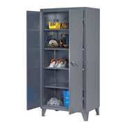 Strong Hold 12 ga. Steel Storage Cabinet, 36 in W, 78 in H, Stationary 36-244