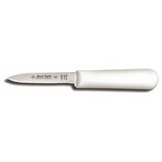 Dexter Russell Paring Knife, 3 1/4 In, Scalloped, White 15373