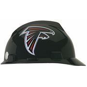 Msa Safety Front Brim NFL Hard Hat, Type 1, Class E, One-Touch (4-Point), Black 818385
