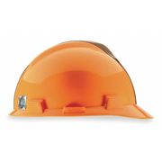 Msa Safety Front Brim NFL Hard Hat, Type 1, Class E, One-Touch (4-Point), Brown 818391