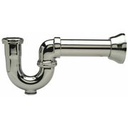 Zurn 1-1/2" Pipe Dia., Brass, sink trap, Swivel Sink Trap With Extension ZR827-6BD-PC