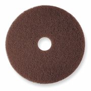 3M Stripping Pad, 17 In, Brown, PK5 7100