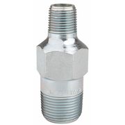 Zoro Select 1/2" Male NPT x Male NPT Carbon Steel Extra Heavy Concentric Swage Nipple 0338025158