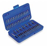 Westward 51 Piece Screwdriver Bit Set, 1/4" Hex Shank Size 1VXP5