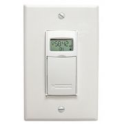 Intermatic Timer, Elect., Wall Switch, 120-277V, 20A, WH EI400WC