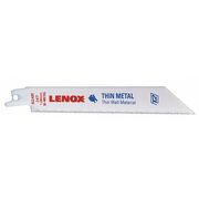 Lenox 6" L x 24 TPI Metal Cutting Bi-metal Reciprocating Saw Blade, 5 PK 20568624R