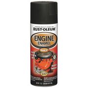 Rust-Oleum 12 oz. Low-gloss Black Engine Enamel 248938