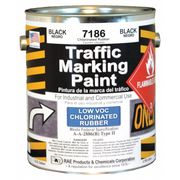 Rae Traffic Zone Marking Paint, 1 gal., Black, Chlorinated Solvent -Based 7186-01