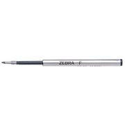 Zebra Pen Ink Refill, Ballpoint, Black, Medium, PK2 85412