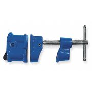 Westward Clutch Pipe Clamp, Steel Handle and - Throat Depth 4YR40