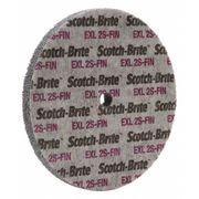 Scotch-Brite 6 Diax1/2 Wx1/2, SC, FN Unitized Wheel 61500122512