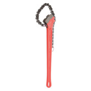 Ridgid Chain Wrench, Pipe Cap. 2-1/2 to 5" C-18