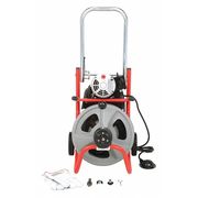 Ridgid 100 ft Corded Drain Cleaning Machine, 115V AC K-400 AF with C-45 IW