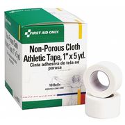 First Aid Only Athletic Tape, White, 1 in. W, 5 in. L, PK10 H638
