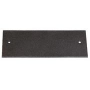 Wiremold Blank Cover Plate, Gray, Steel OFR47-B