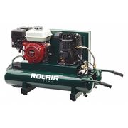 Rolair Portable Gas Air Compressor, 9 gal., 5.5HP 4090HMK113-0001