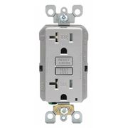 Leviton GFI Receptacle GFTR2-GY