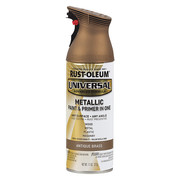 Metallic Spray Paint, Antique Brass, Metallic, 11 oz.