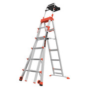 Little Giant Ladders Adjustable Stepladder, Aluminum, 300 lb Load Capacity 15109-001