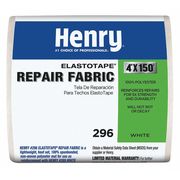 Henry Repair Fabric, 4 in x 150 ft, Roll, White HE296195