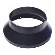 Americ Duct Ring, 10 in. to 8 in., ABS Black RING-VAF1500