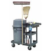 Zoro Select Janitorial Tool Caddy, 3 Shelves 3-JC-221