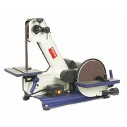 Dayton Belt/Disc Sander, 1/4 hp, 8 in Disc Dia, 1750 RPM Disc Speed, Corded, 120 V 400H51