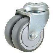 Zoro Select Bolt Hole Caster, 220 lb. Load Rating 400K39