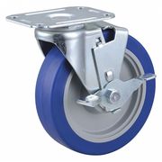 Zoro Select Plate Caster, 220 lbs Load Rating, Swivel 400K68