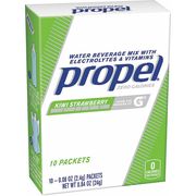 Propel Beverage Powder Mix with Electrolytes 16 oz., Kiwi Strawberry, Pk10 01088