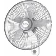 Air King 18" Wall Mount Fan, Oscillating, 3 Speeds, 120VAC, Remote Control 9850