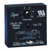 Supco Encapsulated Timer Relay, 50/60 Hz TD73