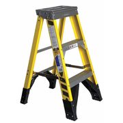 Werner 3 ft Fiberglass Stepladder, 375 lb Capacity 7303