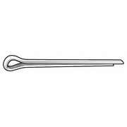 Zoro Select Cotter Pin, Extended Prong, 1/8 in Pin Dia, 2 in Shank Lg, Steel, Zinc Plated Finish, 100 PK U39350.012.0200