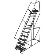 Ballymore 153 in H Steel Rolling Ladder, 12 Steps, 450 lb Load Capacity WA123221XSU