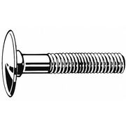 Zoro Select Step Bolt, 3/8"-16 Thrd Sz, 2 in L, Steel, Plain Finish, 50 PK U08350.037.0200