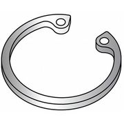 Zoro Select Internal Retaining Ring, Steel, Plain Finish, 1 in Bore Dia., 50 PK U36050.100.0001