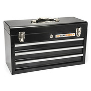 Gearwrench 3-Drawer Tool Box, Steel, Black, 20 in W x 8-1/2 in D x 12 in H 83151