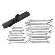 Gearwrench 18 Piece 12 Point Long Pattern Combination Metric Wrench Set 81920