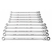 Gearwrench 10 Piece 120XP™ Universal Spline XL Flex Head GearBox™ Ratcheting SAE Wrench Set 86142