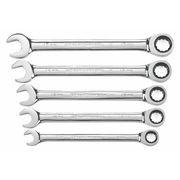 Gearwrench 5 Piece 72-Tooth 12 Point Ratcheting Combination Metric Wrench Set 93004D