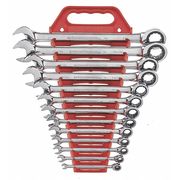 Gearwrench 13 Piece 72-Tooth 12 Point Ratcheting Combination SAE Wrench Set 9312
