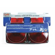 Grote Submersible LED Kit, Square, Black/Red 65440-5